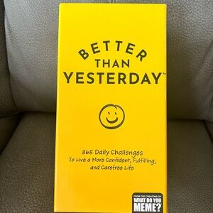 Better Than Yesterday Daily Challenge Game - Yellow